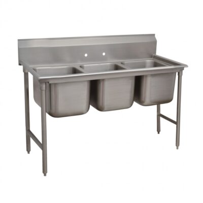 Advance Tabco 9-43-72 86″ (3) Three Compartment Sink