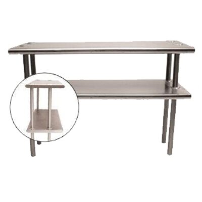 Advance Tabco CDS-18-108 108″ Table-Mounted Overshelf