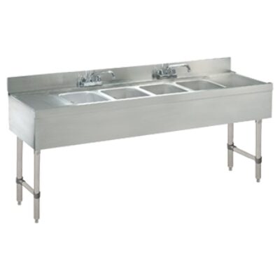 Advance Tabco CRB-64C-X 72″ Underbar Sink Units