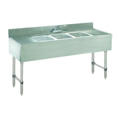 Advance Tabco CRB-73C 84″ Underbar Sink Units