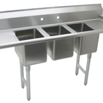 Advance Tabco K7-CS-22 70″ (3) Three Compartment Sink