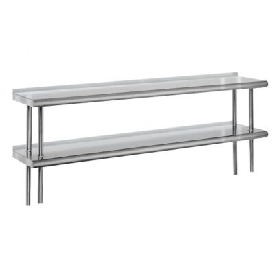 Advance Tabco ODS-12-108R 108″ Table-Mounted Overshelf