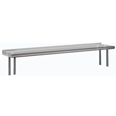 Advance Tabco OTS-12-144R 144″ Table-Mounted Overshelf