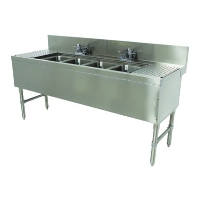 Advance Tabco PRB-24-84C 96″ Underbar Sink Units