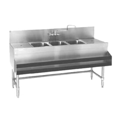 Eagle Group B5.5-3-L-24 66″ Underbar Sink Units