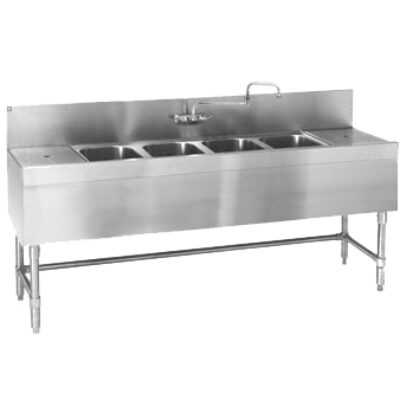 Eagle Group B8RL-4-24 96″ Underbar Sink Units