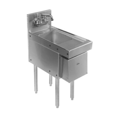 Glastender HSB-12-AD 12″ Underbar Hand Sink Unit