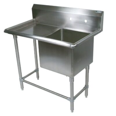 John Boos 1PB204-1D18L 42″ (1) One Compartment Sink