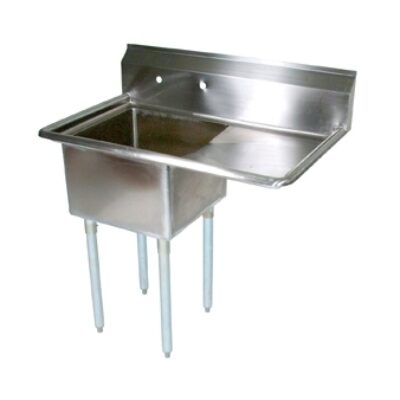 John Boos E1S8-18-12R18 38″ (1) One Compartment Sink