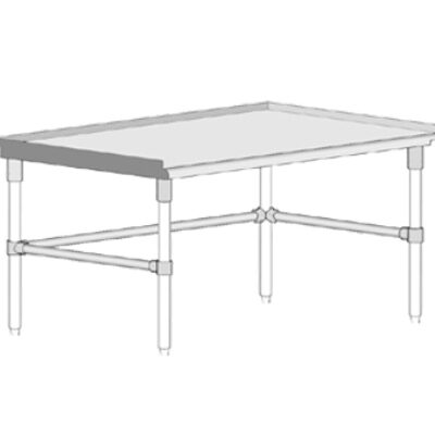 John Boos GS6-2460GBK for Countertop Cooking Equipment Stand